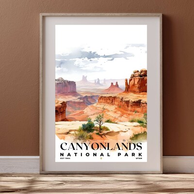Canyonlands National Park Poster, Travel Art, Office Poster, Home Decor | S4 - image3